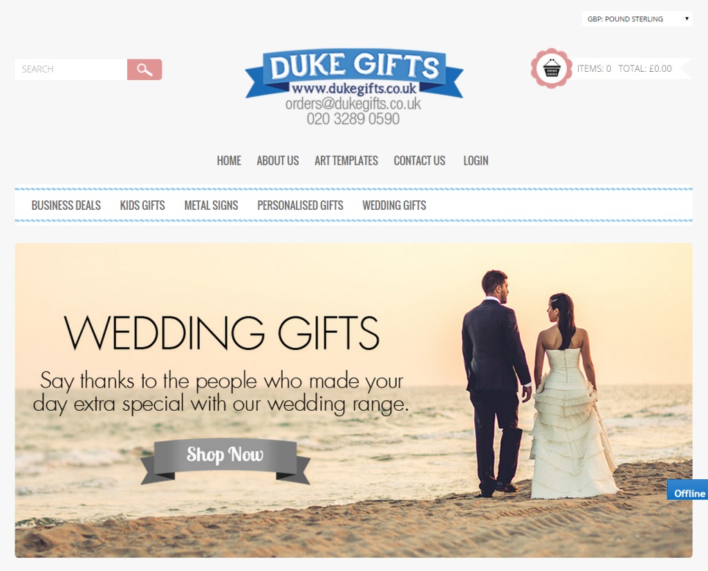Duke Gifts Personalised Gift Ideas Weddings Birthdays